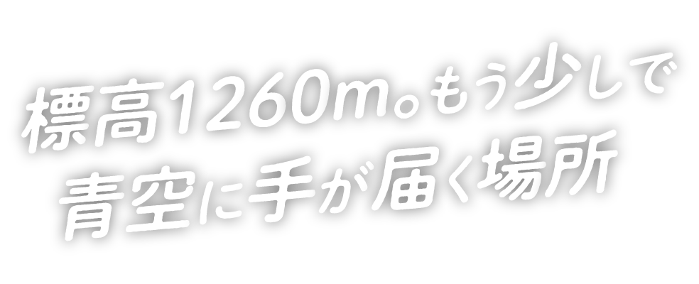 青空に手が届く場所で安全に遊ぶ